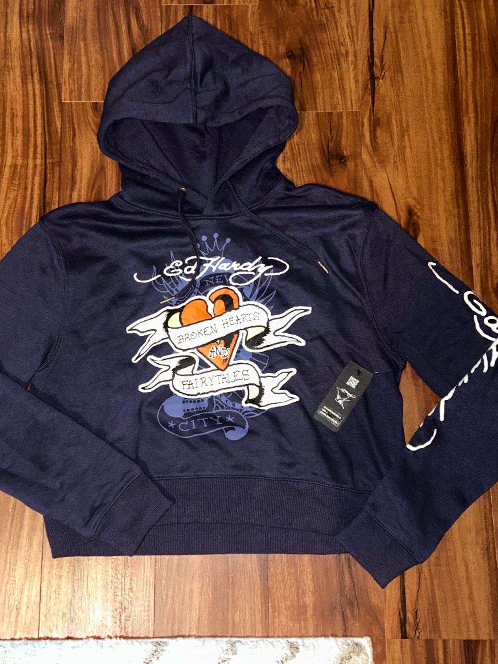Ed Hardy Cropped Hoodie